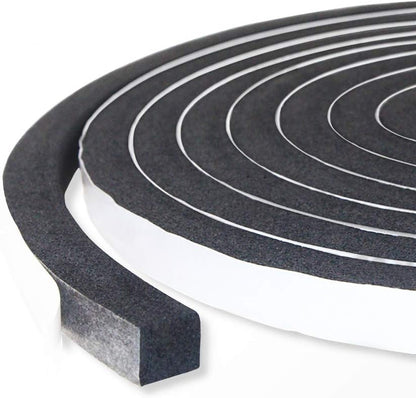 Weather Stripping Door Seal Strip for Doors and Windows, 1In x 1/8In x 33Ft x 2 Roll Foam Insulation Tape Self Adhesive,Sound Proof,Weatherstrip,Pipe Cooling, Air Conditioning Seal Strip - Colors A