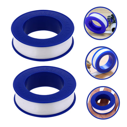 GLEAVI 12rolls PTFE Plumbers Tape High-Temperature Water Leak Sealing Tape for Pipes Faucets and Shower Thin Thread Sealant for Plumbing and Garden Hose Applications
