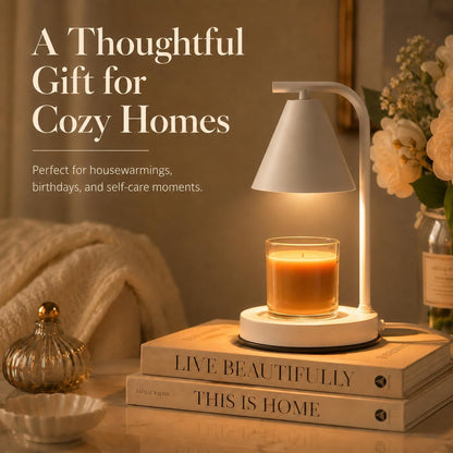 kobodon Candle Warmer Lamp with Timer, Electric Candle Lamp Warmer Birthday for Mom Women Home Bedroom Decor Wax Melt Warmer for Scented Wax with Jar Candles (Dragonfly)