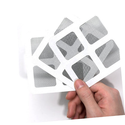 20pcs Screen Repair Kit Fiberglass Mesh Patches Easy to Install Window Screen Fix for Home Use DIY Strong Adhesive for Windows and Doors