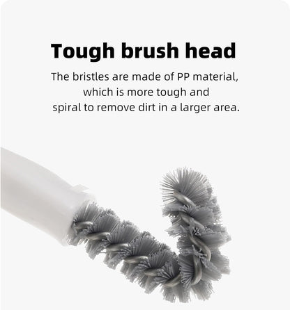 Grout Brush for Deep Cleaning – Multi-Surface Scrubber for Kitchen Sinks, Stovetops, Grill Grates, Pet Cages – Stiff Bristles Remove Stubborn Grime, Grease & Debris – Ergonomic Non-Slip Handle