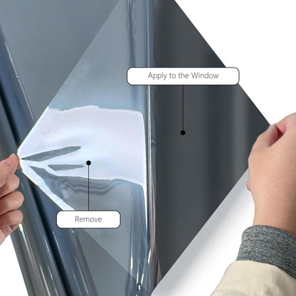 Finnez Frosted Privacy Window Film - Static Cling No Adhesive, Reusable & Easy to Remove, Decorative Glass Film for Home Bathroom Office Door, Crystal Clear 17.5 x 78.7 inches