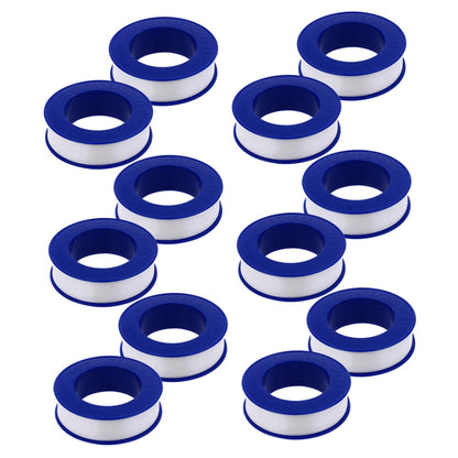 MAGICLULU 12rolls PTFE Pipe Thread Tape Plumbers Sealing Tape for Water Leaks for Shower and Plumbing Applications