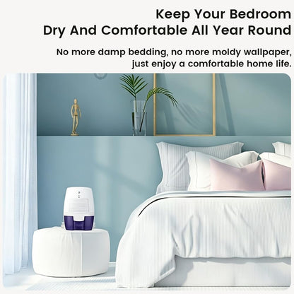 Small Dehumidifier for Home, 17oz Compact Water Tank, Mini Dehumidifier with Auto Shut off for Bathroom Basement Closet Garage RV