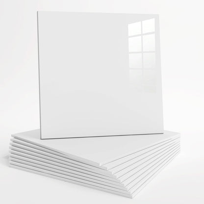 10pcs Peel and Stick Tile Shower Waterproof Marble Tiles Wall Panels, 11.8"x11.8" Self-Adhesive Backsplash Tile, PVC Wall Panels Shower Tiles for Home Bathroom, Kitchen, Living Room Blue