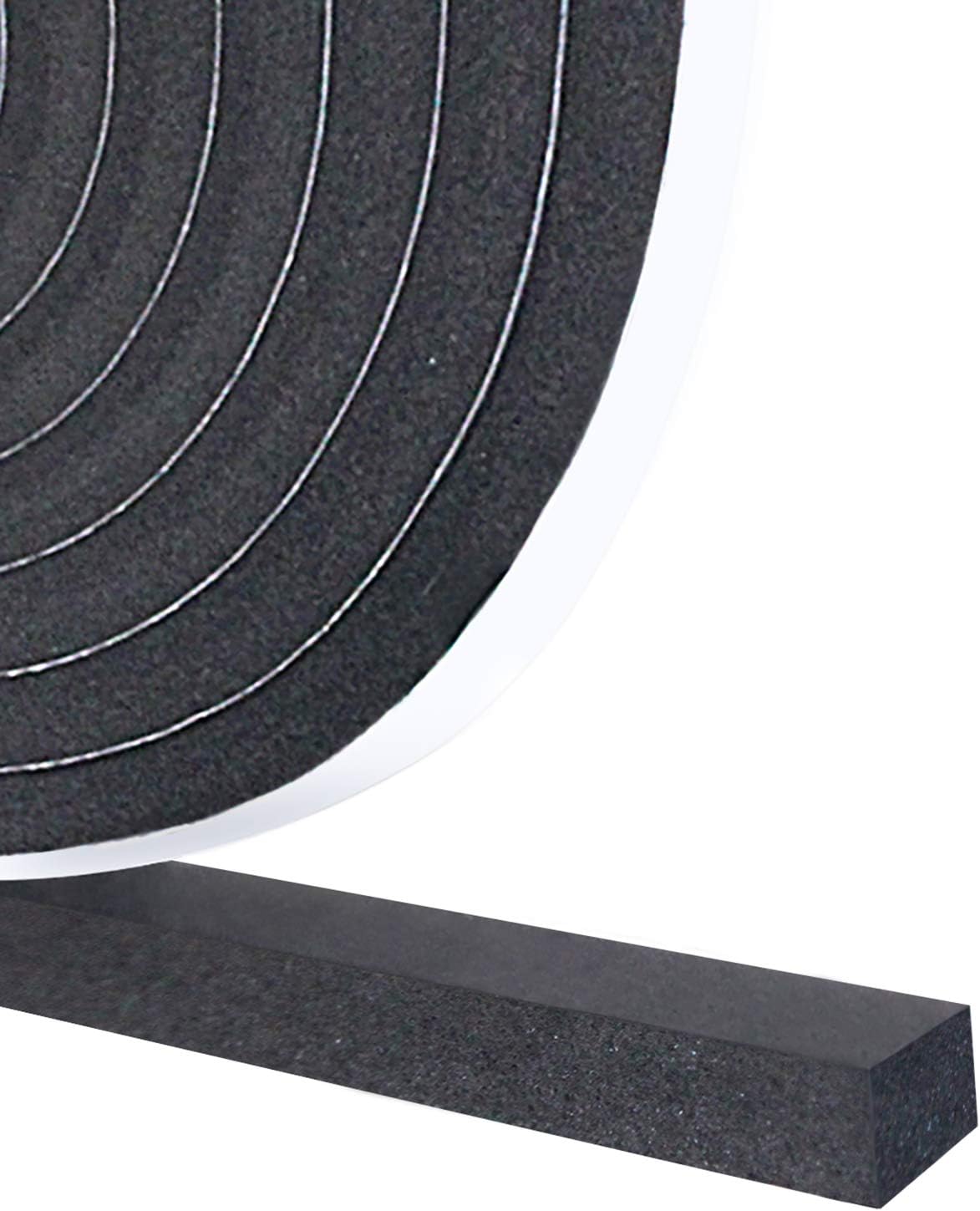 DGSL Foam Insulation Tape, 1/2In x 1/4In x 33Ft Weather Stripping Door Seal Strip for Doors and Windows,Sliding Door,Sound Proof Soundproofing Door Seal,Weatherstrip,Air Conditioning Seal Strip