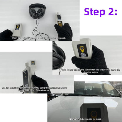 allsun Ultrasonic Leak Detector Kit, 40kHz HVAC & Automotive Leak Tester | Find air and vacuum leaks faster with 40kHz ultrasonic detection for HVAC, automotive and sealed system testing