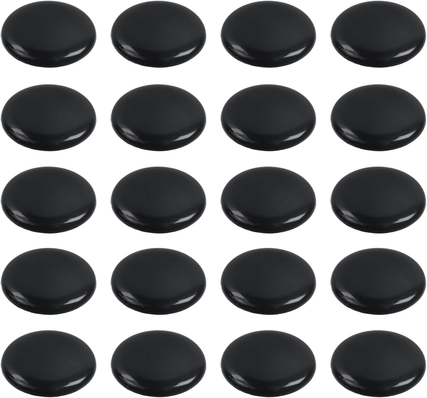 Antrader 1.5 Inch Self-Stick Furniture Round Felt Pads Wood Floor Protectors – Protect Your Hard Floors from Furniture Scratches, Pack of 48, Black