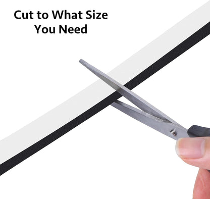 Strong Adhesive Weather Stripping, High Density Weatherproof Weather Stripping Door Seal Strip for Sliding Door, Windows,Noise-Reduction Foam Sealing Strip, White(1/2 in x 1/4 in x 13Ft) - Colors B
