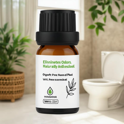 Deodorizing Essential Oil Blend,Essential Oil Toilet Spray Drops Bathroom Odor Eliminator Spray Alternative Toilet Deodorizer Trash Can Deodorizer Before You Go Plant-Based 6-Pack (10 ml Each)