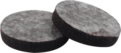 16 Pcs 3"/75mm Felt Furniture Pads Brown Round Self Adhesive | 5mm Thick, Anti Scratch Floor Protectors, For Furniture Feet Chair Legs