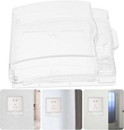 DOITOOL Outdoor Lockable Waterproof Outlet Cover with Sturdy Plastic Construction, Splashproof Design for Outdoor Use, Protective Socket Box Preventing Electric Shock and Weather Damage