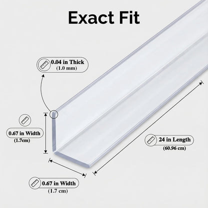 Wall Corner Protector, Walls Edge Protector，Self-Adhesive Wall Corner Guards,PVC Double Side Edge Protector， Furniture Stairs Guard (Gray 2PCS 90cm/35.4in)