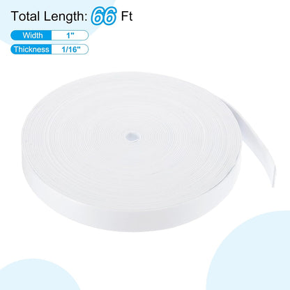 PATIKIL Weather Stripping Door Seal Strip, 3/8 Inch x 1/4 Inch x 32 Ft Self Adhesive Soundproof High Density Foam Tape Insulation for Door Window Air Conditioning, White - Colors A