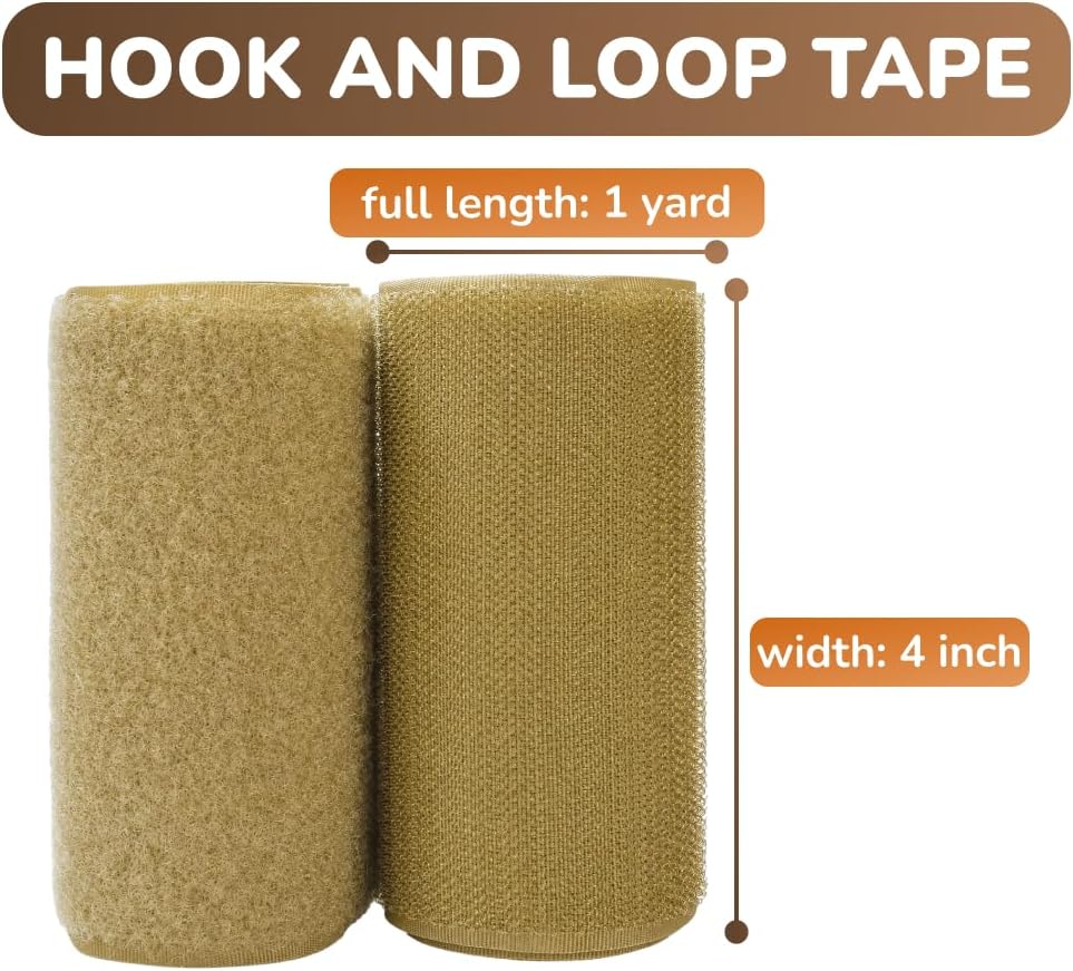 1 inch Black Hook and Loop Tape 1 Yd Self Adhesive Tape Sticky Back Heavy Duty Fastener Ideal for Window Fixing Net Carpets DIY Project Handmade Craft Home Office