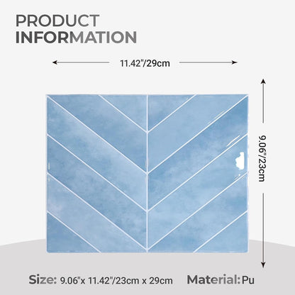 5 Sheets Peel and Stick Backsplash, Self Adhesive Wall Tiles, 3D Adhesive Tile Backsplash, 12"x12"Premium Self Adhesive Wall Tiles Peel and Stickfor Kitchen, Bathroom, RV(Spring Moss)