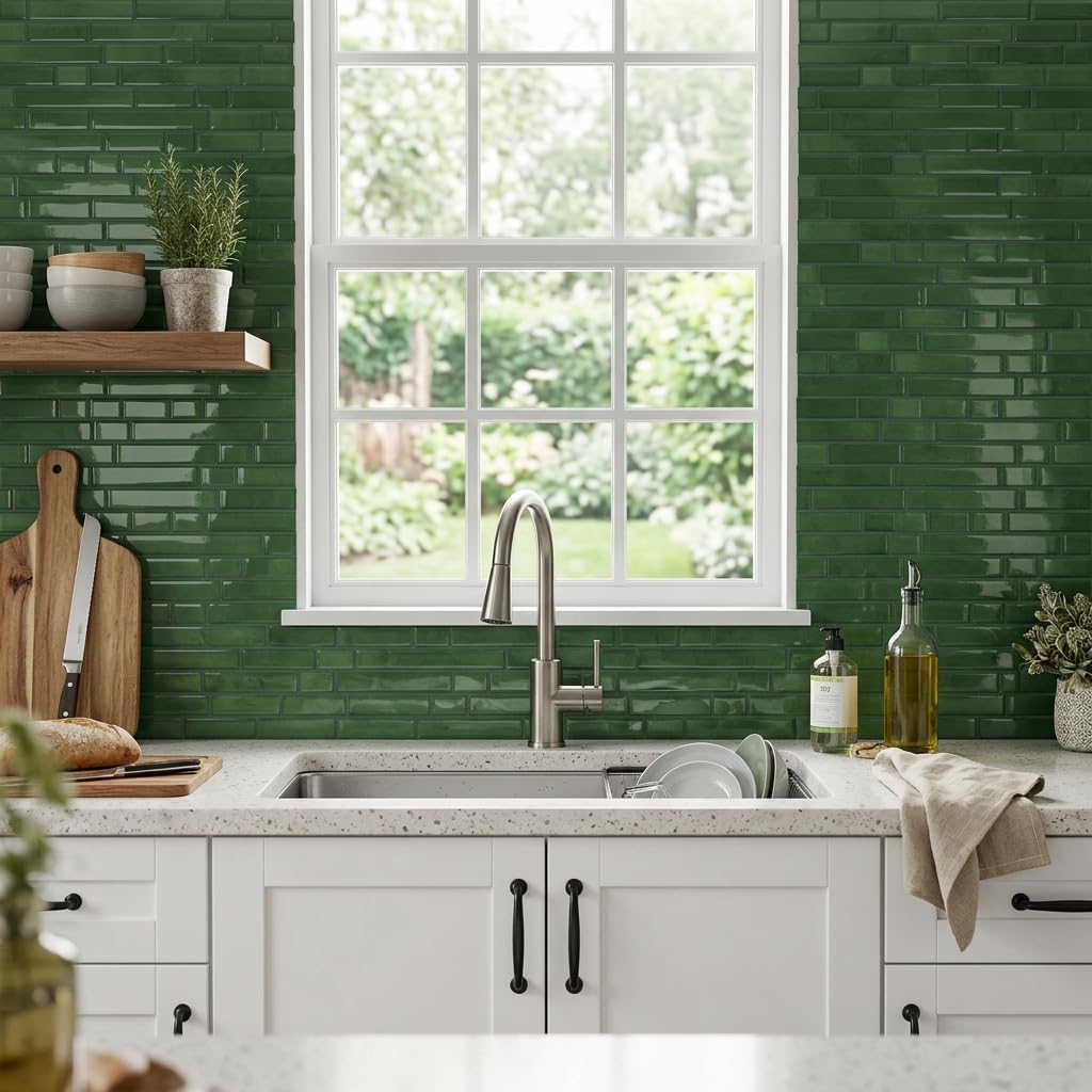 Peel and Stick Backsplash 3D Self Adhesive Wall Tile Brown 10 Sheet | Thick,Sticky,12"x12",Marble,for Kitchen,Bathroom