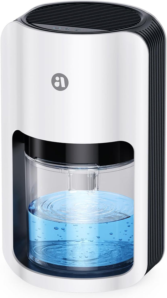 avylo Dehumidifier for Basement, Quiet Operation, Built-in Pump, Auto Defrost Dehumidifiers for Home, Black