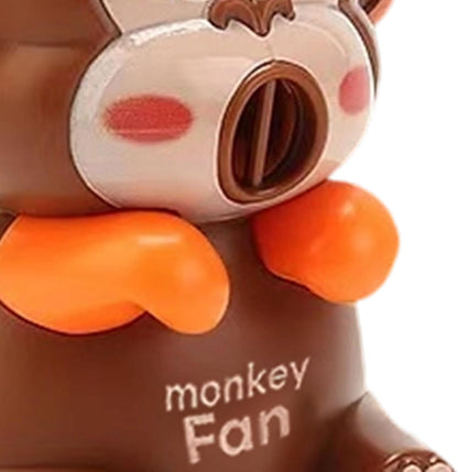 Small Fan for Cooling Food | Portable 3 Speeds USB Rechargeable Cute Animal - Clip On Food Cooling Personal Fan - for Kids Soup Stew Coffee Tea Baked Goods Kitchen Office Dorm Room