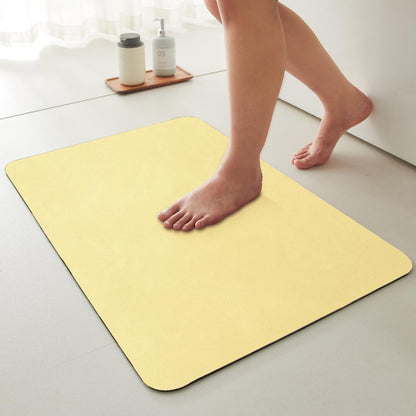 TYUU Bath Mat, Bathroom Rugs Non Slip Washable Thin Absorbent Quick Dry Bath Mat Fits Under Door Bathroom Floor Mat Perfect for Bath, Shower, or Sink 16"x24" Dark Grey