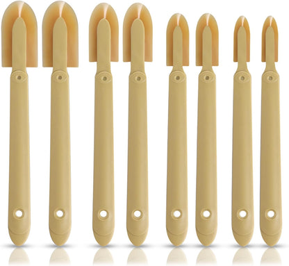 8pcs Rubber Caulking Tool, Reusable Sealant Spatula Spreader 4 Sizes Silicone Caulk Finishing Set Tool Multifunctional Caulking Remover/Smoothing Tool Applicator for Tiles Brick Kitchen Bathroom