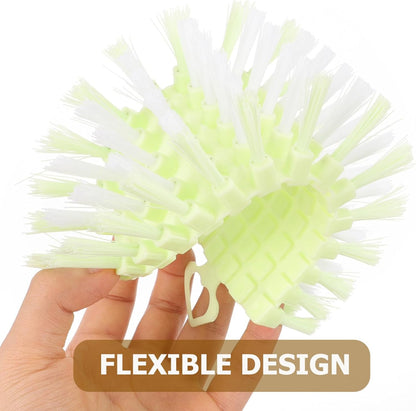 OSALADI Kitchen Cleaning Brush for Sink and Bathroom Compact Small Scrub Brush Soft Bristles for Effortless Cleaning of Tiles Showers and Kitchen Surfaces