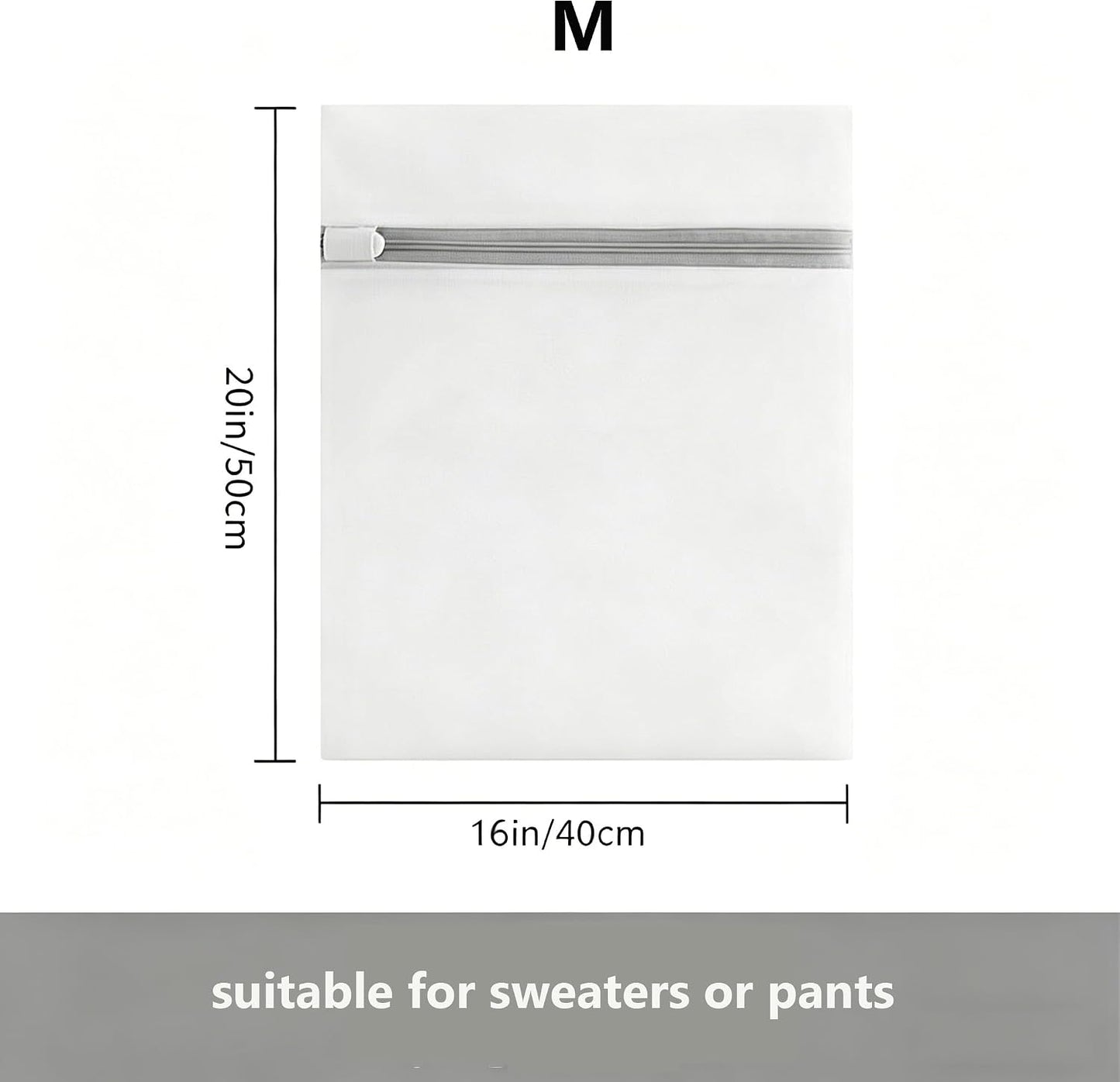 3Pcs Mesh Laundry Bags with Sturdy Zipper,washing Bags for Washing Delicates,Protect Clothes in Washing Machine for Home, College & Dorm (3 Medium)
