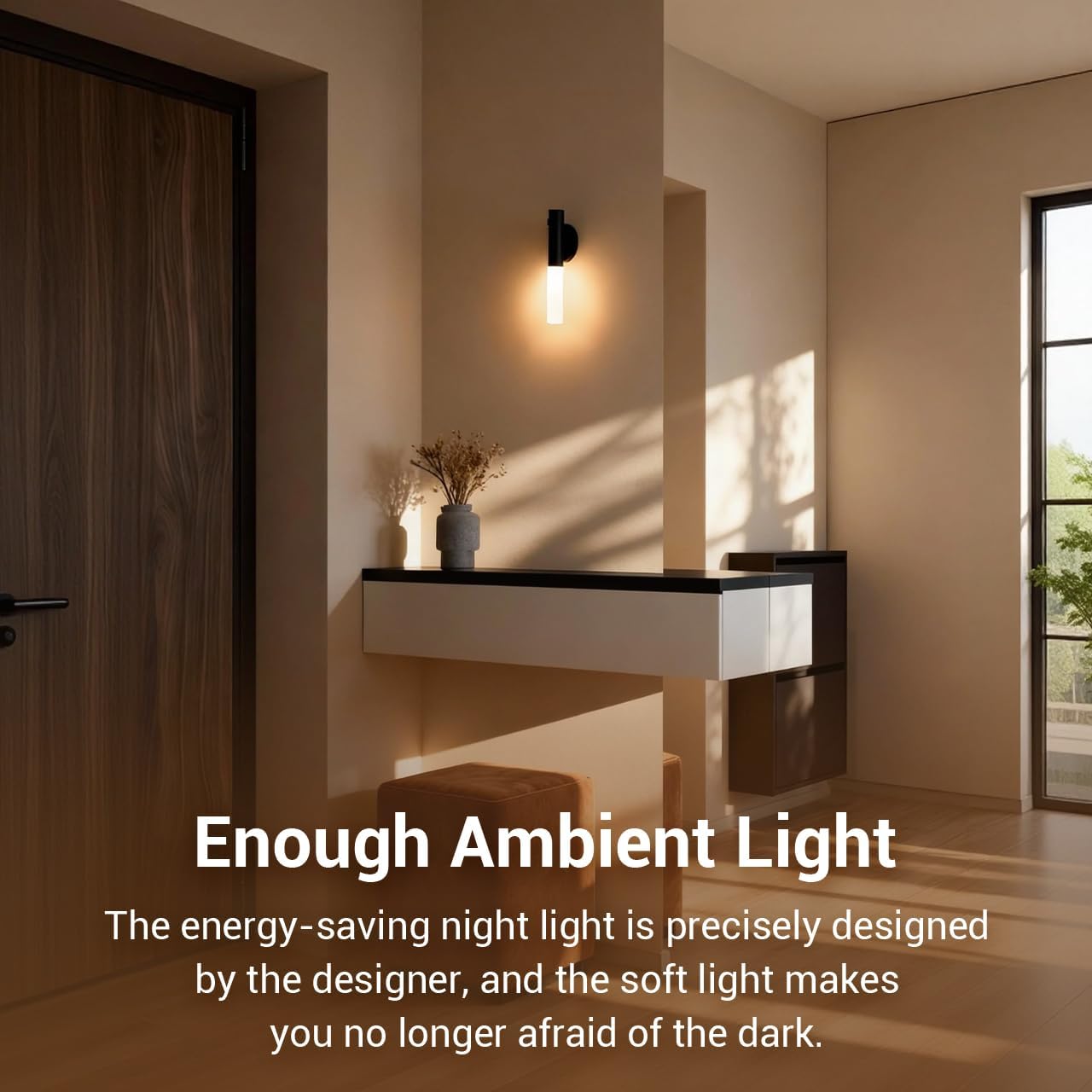 Motion Sensor Night Lights Indoor, Dimmable Lighting Decor for Stair, Bedroom, Kids Room,Magnetic Hallway Rechargeable LED Wireless Battery Operated Wall Sconce