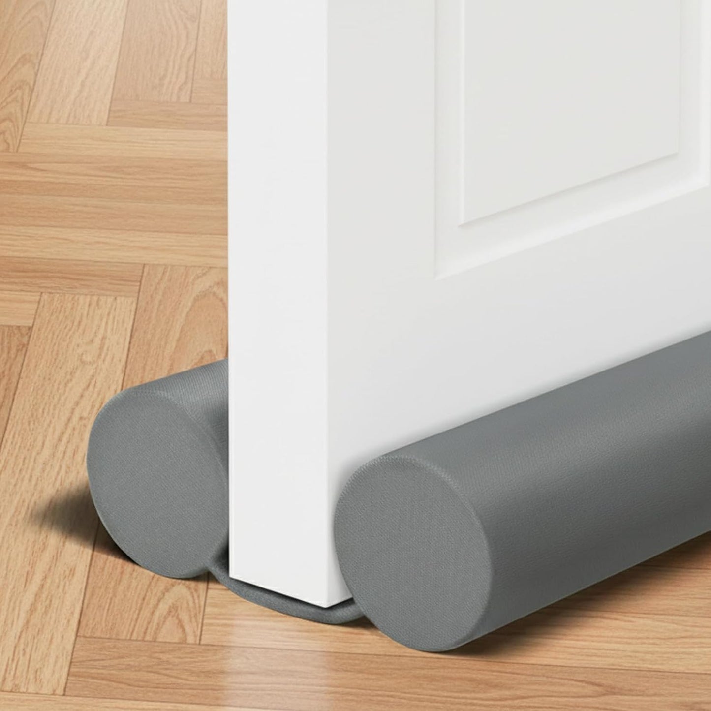 Adjustable Door Draft Stopper for Bottom of Door - Windproof, Light Blocking, Under Door Seal Blocker for Indoor/Outdoor, Machine Washable, Fits Door Gaps up to 1.75 Inches