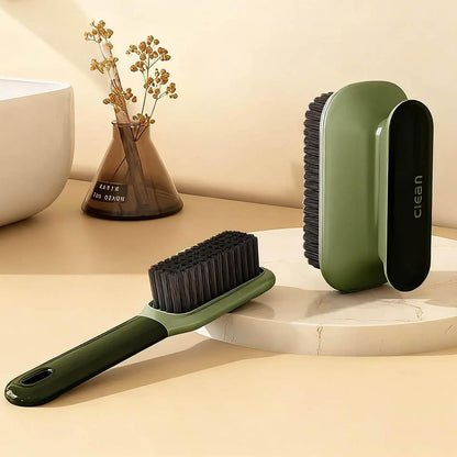 Laundry Stain Brush Household Scrub Brush Laundry Brush for Stain Removal, Soft Bristle Brush 2 Pack Stain Brush for Clothes Scrubbing Bathroom Cleaning Brush, Easy to Hold