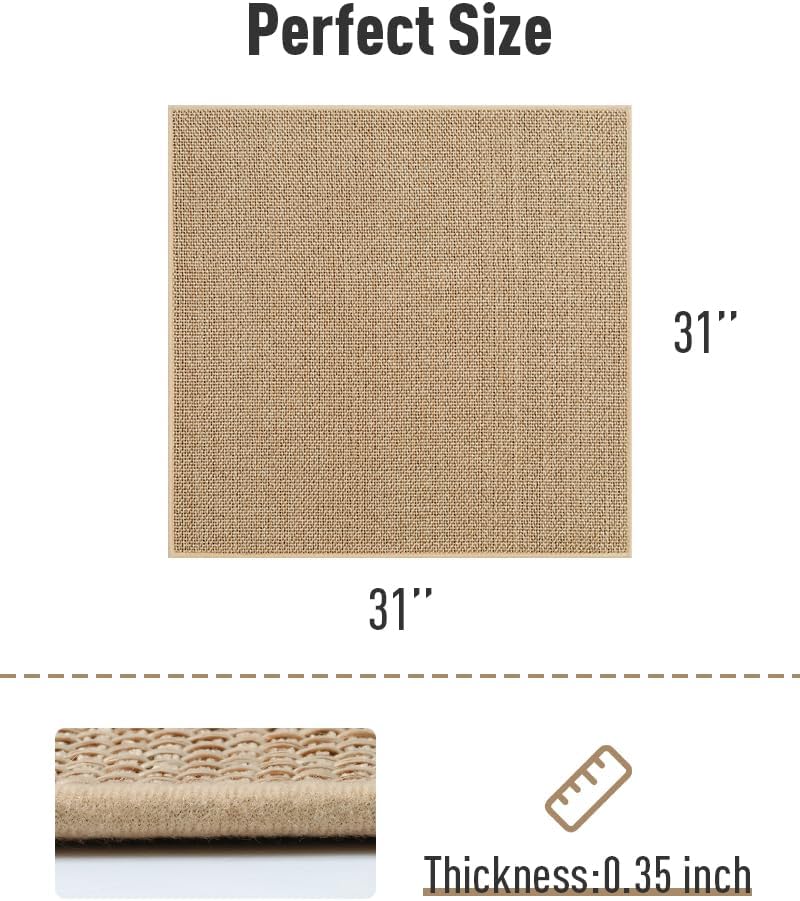 PADOOR Non Slip Stair-Treads,Rubber Backing Stair-Runners for Wooden Steps,15PCS Residue Free Carpet Stair Treads for Kids and Dogs 8"x30" Beige
