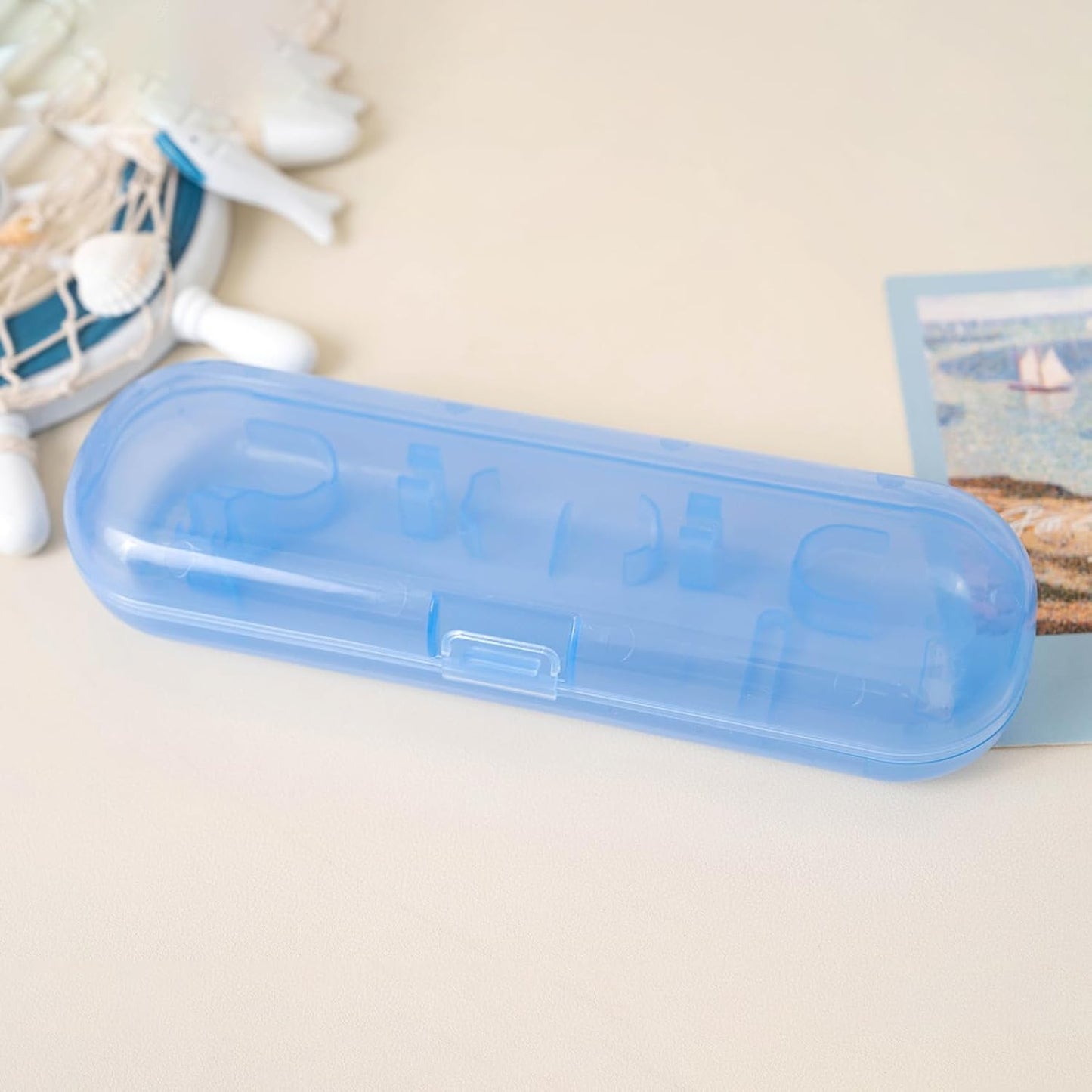 Newly upgraded toothbrush travel case, suitable for Oral-B/Oral-B Pro/Philips Sonicare/Aquasonic toothbrush, travel electric toothbrush box(black)