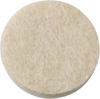 softtouch 1" Round Heavy Duty Self Stick Felt Furniture Pads, Protect Hardwood Floors from Scratches, Beige (48 Pack)
