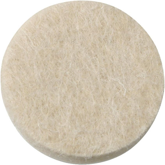 softtouch 1" Round Heavy Duty Self Stick Felt Furniture Pads, Protect Hardwood Floors from Scratches, Beige (48 Pack)