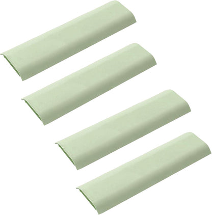 Cable Concealer Cord Cover, Airlxf 2 PCS Self-Adhesive Wall Cable Covers with 4 PCS Double-side Tapes for TV Computer Office Theater (White)