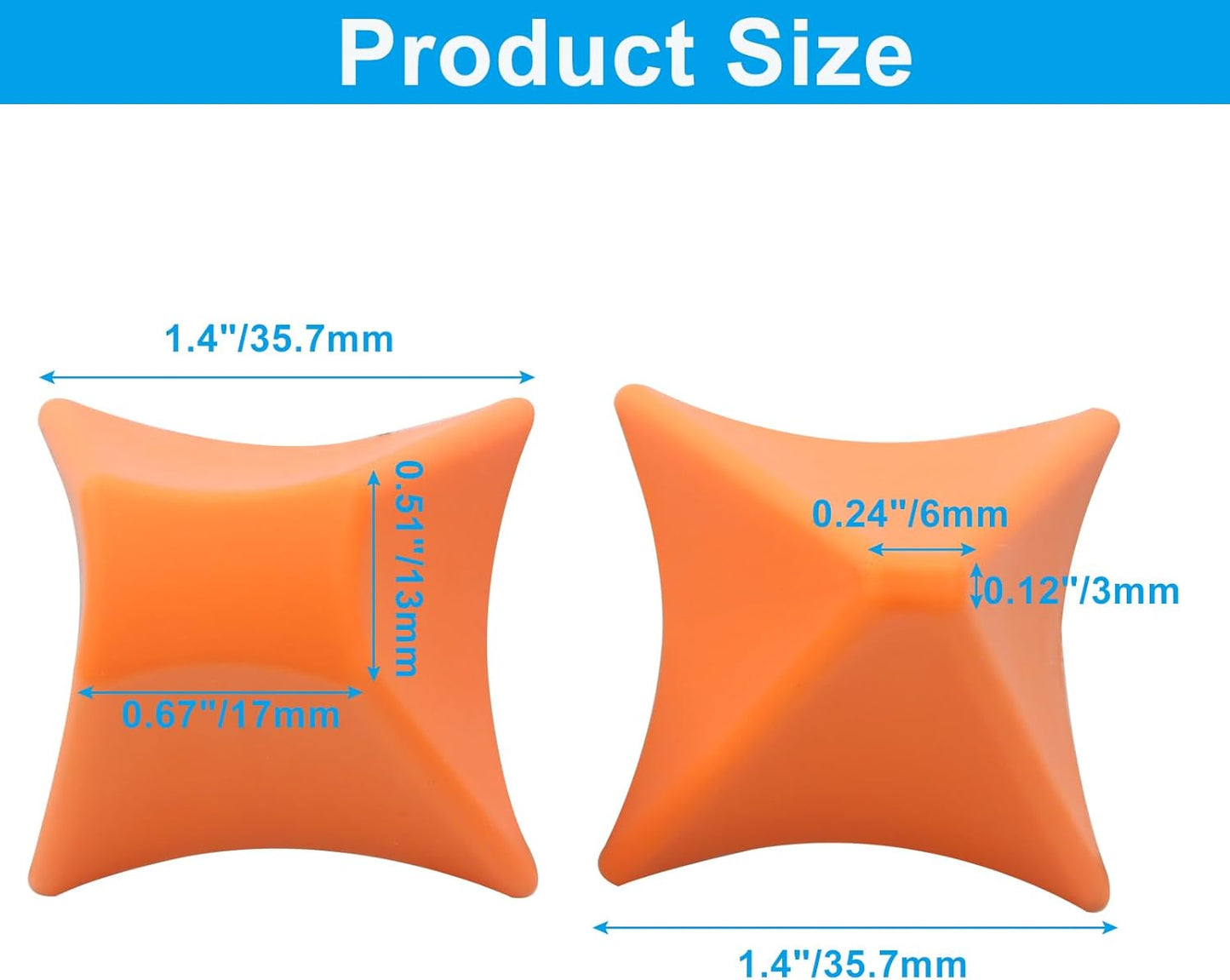 2 Pcs Silicone Caulking Tool, Reusable Sealant Finishing Tool Caulk Remover, Silicone Seam Tool Kit 3/6/13/17mm for Kitchen/Bathroom/Joint