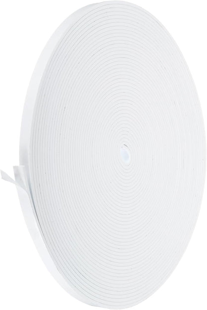 PATIKIL Weather Stripping Door Seal Strip, 3/8 Inch x 1/4 Inch x 32 Ft Self Adhesive Soundproof High Density Foam Tape Insulation for Door Window Air Conditioning, White - Colors B