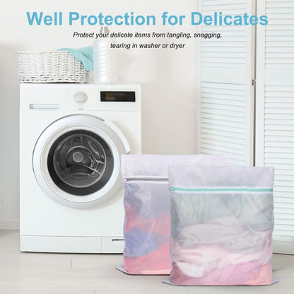Tenn Well Extra Large Mesh Laundry Bags, 2 Pack 43 x 35 inch Jumbo Delicates Bag for Washing Machine, Large Mesh Bags for Delicates, Coats, Blankets, Bedding, Toys, Pet Items