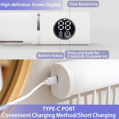 Wall Mounted Toothbrush Holder, Electric Smart Toothbrush Holders with Cleaning & Drying, 4 Toothbrush Slots Cleaner Case with Dust Cover, Toothbrush Organizer for Bathroom (White)