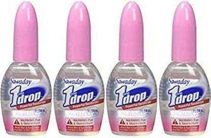 One-Drop Powerful Bathroom Deodorizer Floral (Pack of 4)