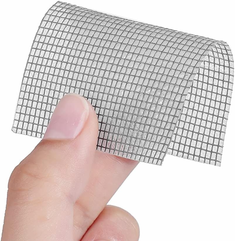 JacobsParts Window Screen Repair Patch Adhesive Fiberglass Mesh Hole Repair Tape 2" 6.5ft (White)