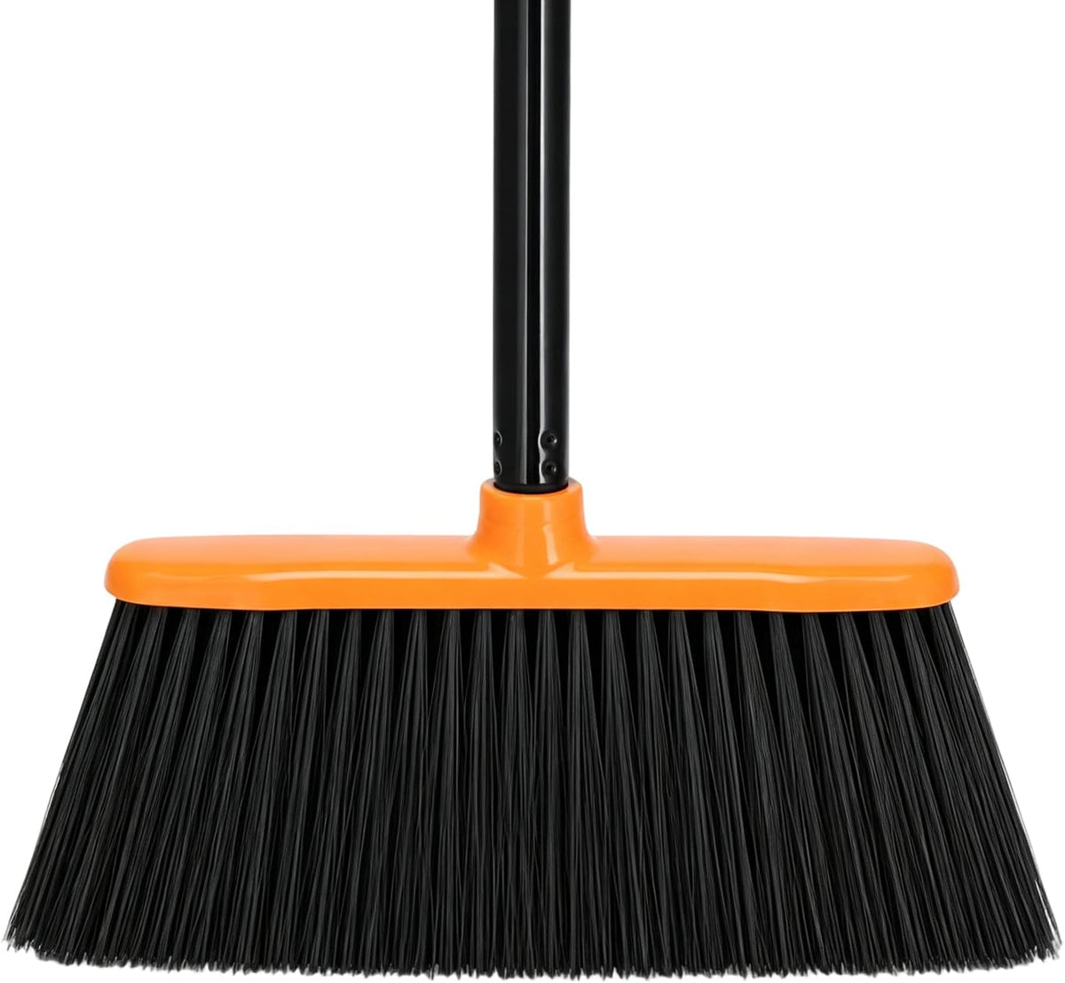 Heavy Duty Outdoor Broom,50" Long Handle Broom for Sweeping Indoor | Angled Stiff Bristle Broom,Household & Commercial Brooms for Garage,Kitchen,Shop,Camping,Patio Concrete Outside Cleaning