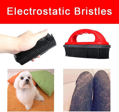 Rubber Brush - Effortless Pet Hair & Lint Removal for Couches & Clothes