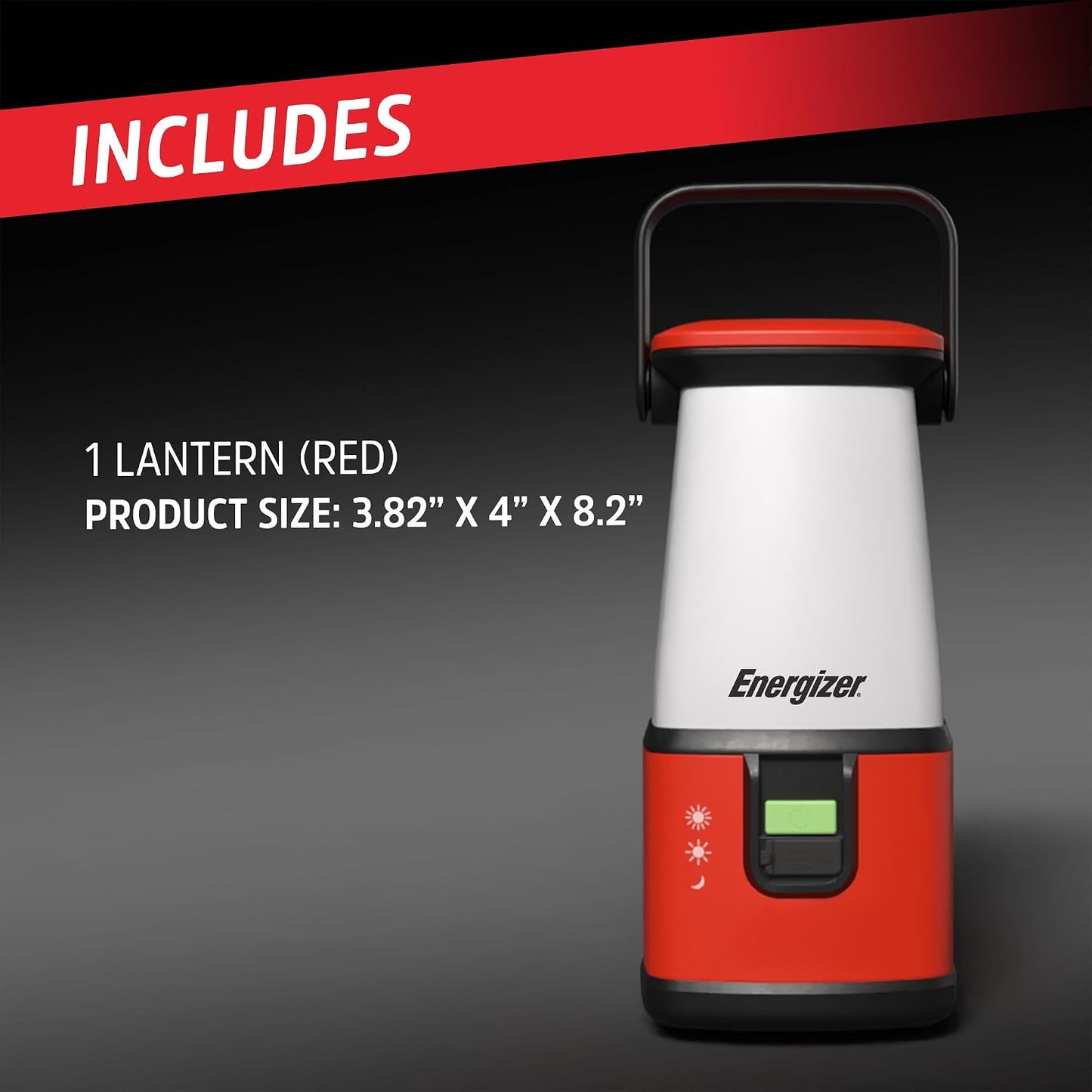 ENERGIZER WeatheReady LED Camping Lantern PRO-360, IPX4 Water Resistant Tent Light, Ultra Bright Battery Powered Lanterns for Camping, Outdoors, Emergency Power Outage