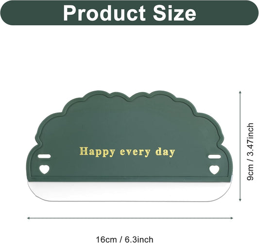 3Pcs Silicone Sink Squeegee, Mirror Squeegee | Kitchen Countertop Squeegees, Cloud Water Wiper Scraper for Sink Tiles, Cleaning Tools for Car Window Bathroom