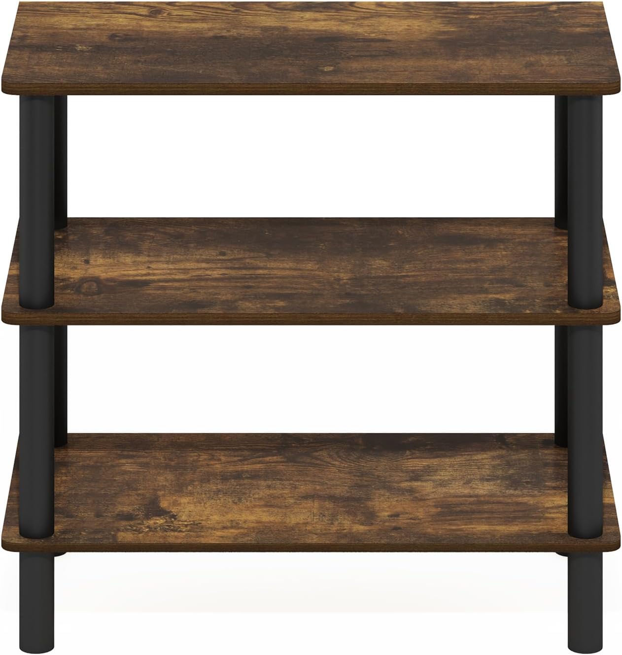 Furinno FANO Shoe Rack, 24-Inch Width 2-Tier Shoe Organizer, Stackable Shoes Storage, 11.7 x 24.2 x 11.7, for Closet Entryway, Office, Garage, Amber Pine