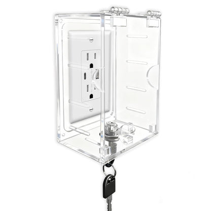 Smart Home Switch Cover,Baby Proof Light Outlet Covers,Wall Plug Box,Kids Electrical Protector Box Fits Outlet 4.95" H X 3.35" W X 2.56" D or Smaller