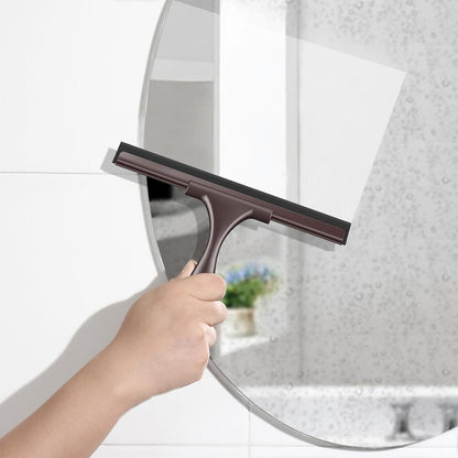 SetSail Squeegee for Shower Glass Door Stainless Steel Shower Squeegee for Glass Doors All-Purpose Window Squeegee for Tile Shower Walls, Sink, Mirror, Bathroom, Car Window Cleaning 10 Inches