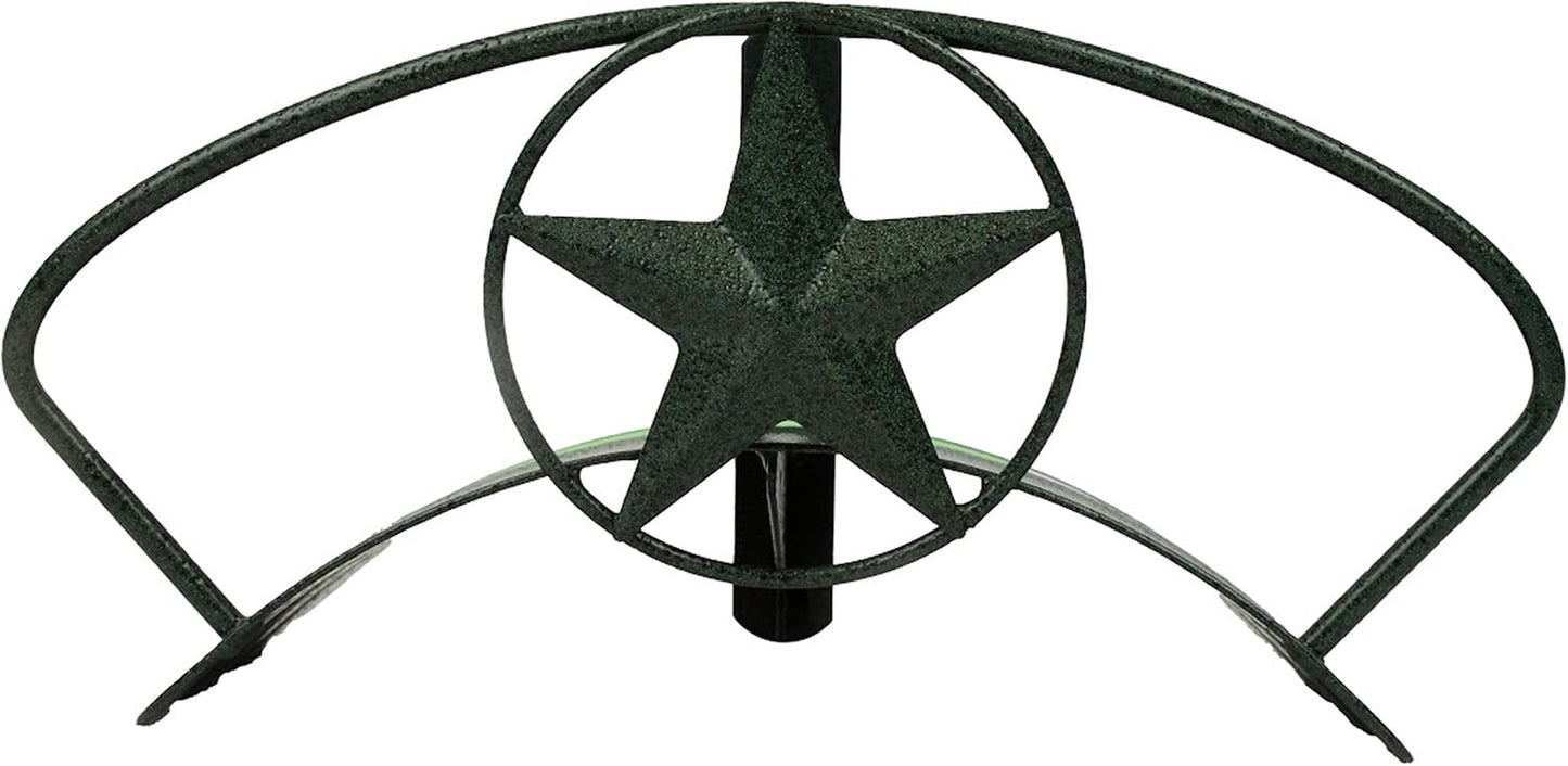 Yard Butler Heavy Duty Wall-Mounted Hose Hanger - Garden Hose Holder for Convenient Organization - Holds up to 125 Feet - Powder Coated Steel - Heavy Duty Bracing - Classic Design, Green