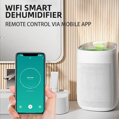 1000ml Air Dehumidifier w/Purifying Function for Home (800 Sq.Ft), Small Dehumidifiers with WIFI APP Control, Auto Shut Off, True HEPA Filter, Ideal for Closet Bedroom Bathroom 2 Filter